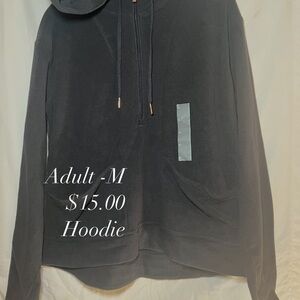 Black Hoodie - Adult M